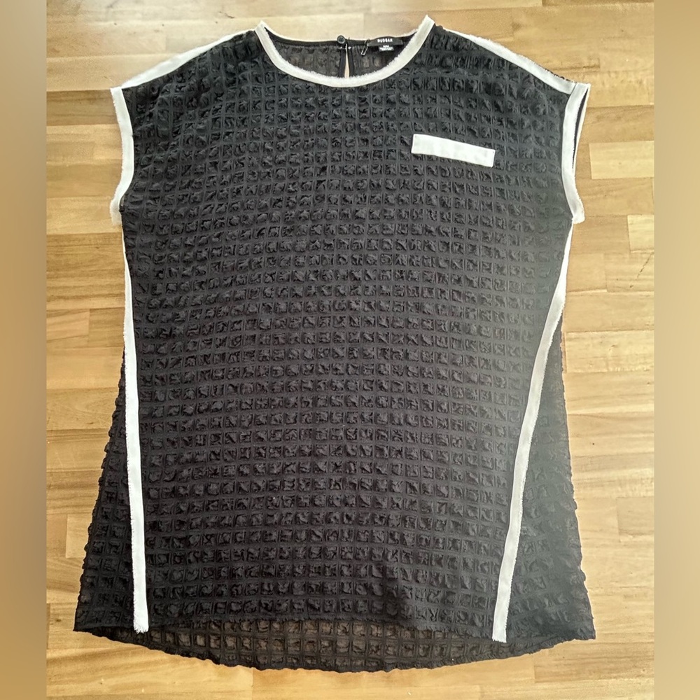 Rudsak Black Textured Women's Top